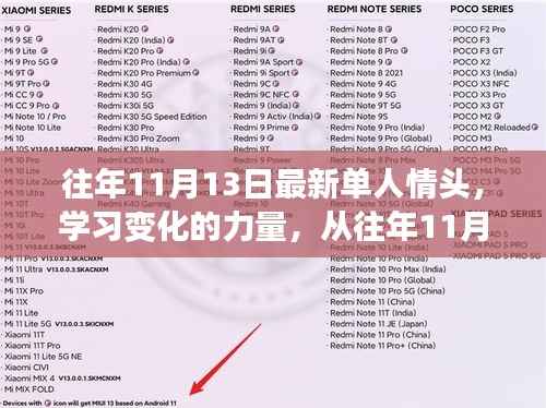 从往年11月13日的单人情头到自信的彼岸,学习变化的力量与自我成长之路