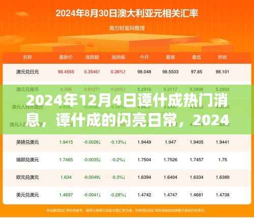 谭什成闪耀日常，温馨友情故事揭晓于2024年12月4日