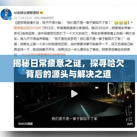 揭秘日常疲惫之谜,探寻哈欠背后的源头与解决之道