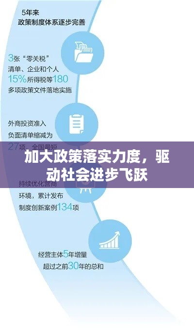 加大政策落实力度，驱动社会进步飞跃